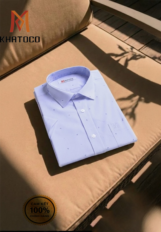 Áo sơ mi tay ngắn Khatoco (S-2XL)