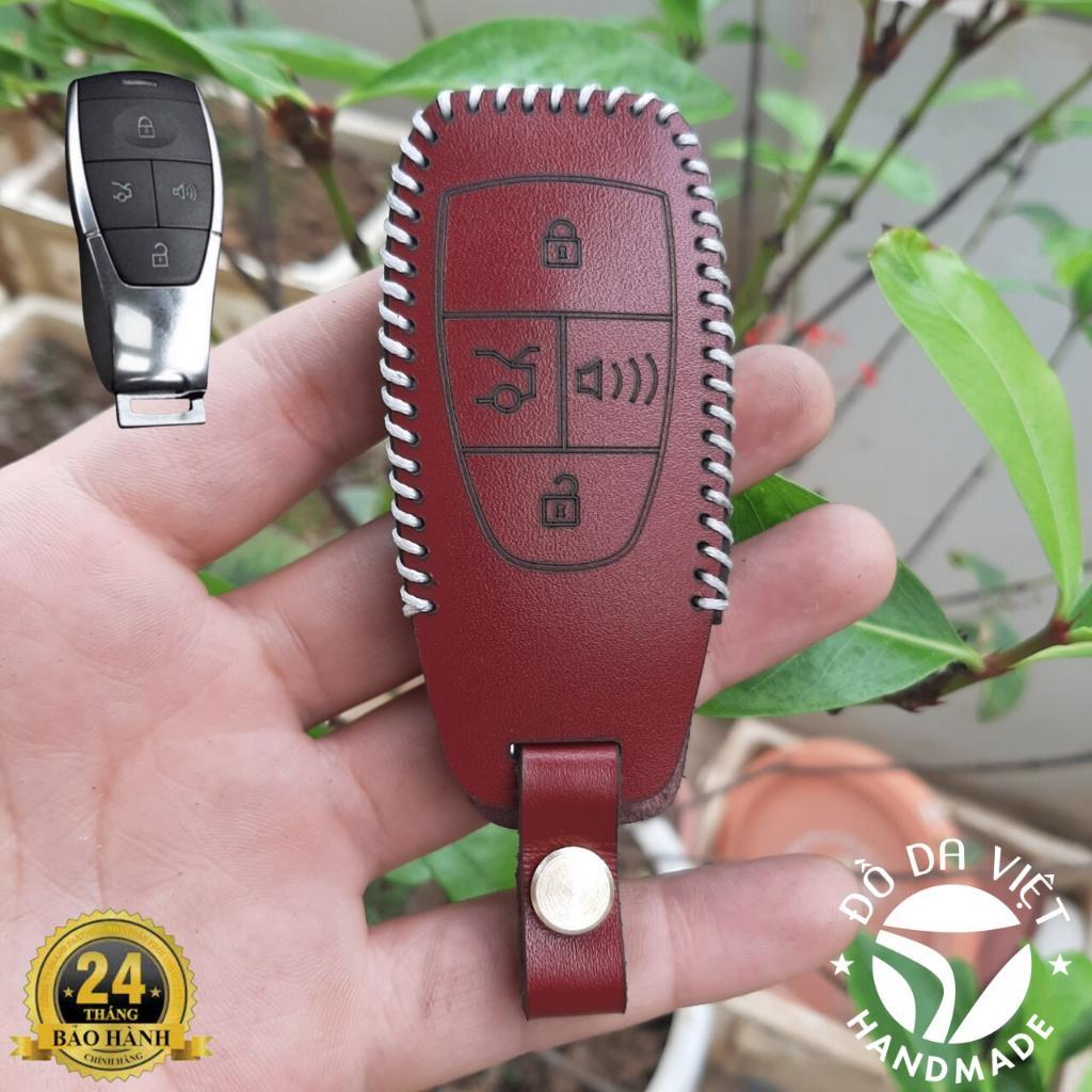 Bao da chìa khoá Beijing X7 Beijing-x7 U5 Plus BAIC Bejing BJ X7. da thật BH 2 năm