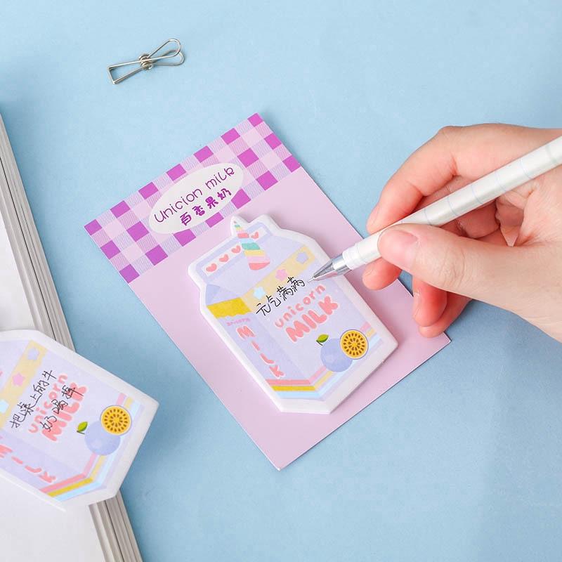 Tập 30 Tờ Giấy Note, Giấy Dán Ghi Chú, Sticky Note hoạ tiết kẹo dẻo/cầu vồng sáng tạo dễ thương ST401