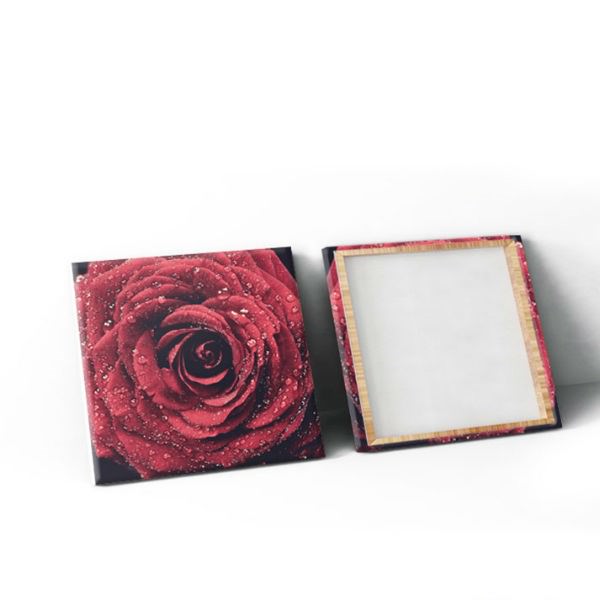 Bộ 3 Tranh Canvas Không Viền Trang Trí Phòng Khách "Hoa Hồng" W150