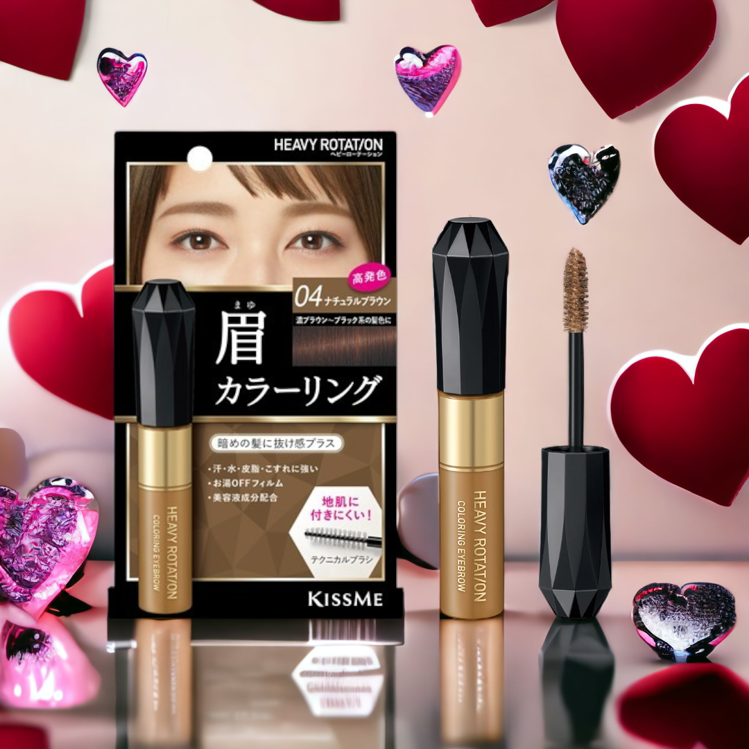 Mascara Chải Đổi Màu Lông Mày Chống Lem Trôi Kissme Heavy Rotation Coloring Eyebrow (8g)