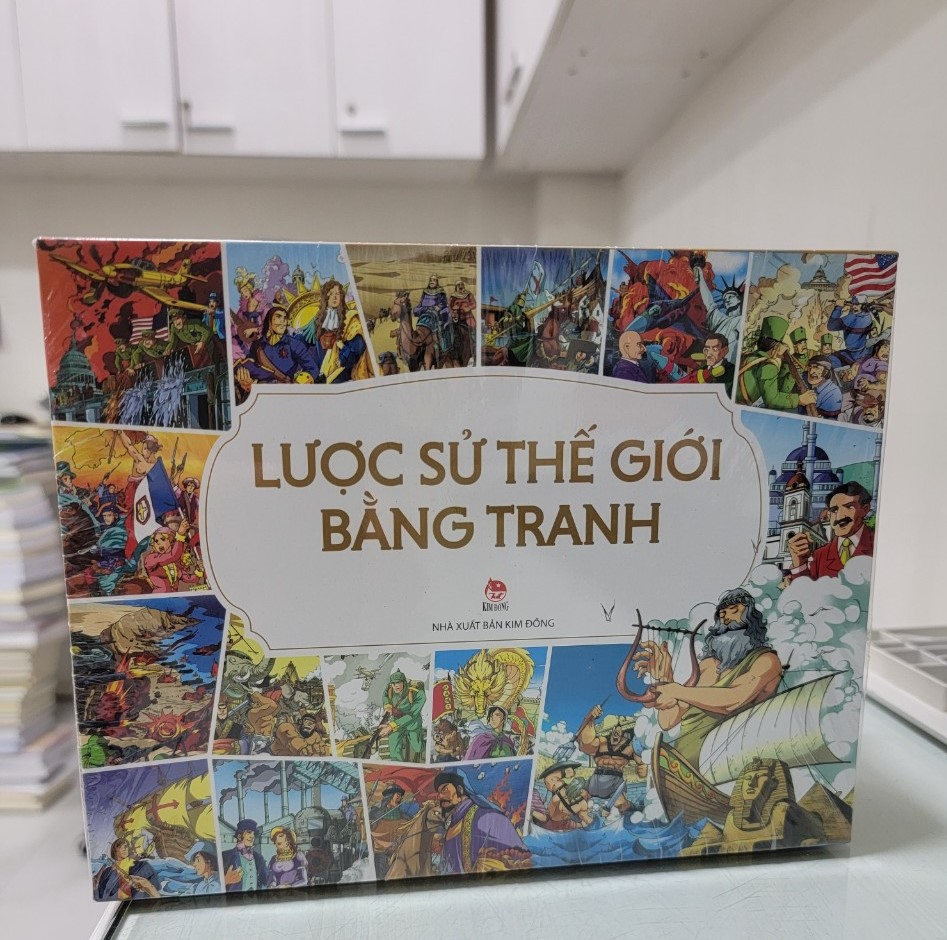 Bộ 17 tập LƯỢC SỬ THẾ GIỚI BẰNG TRANH – Li Zheng - Trà My dịch - Nxb Kim Đồng