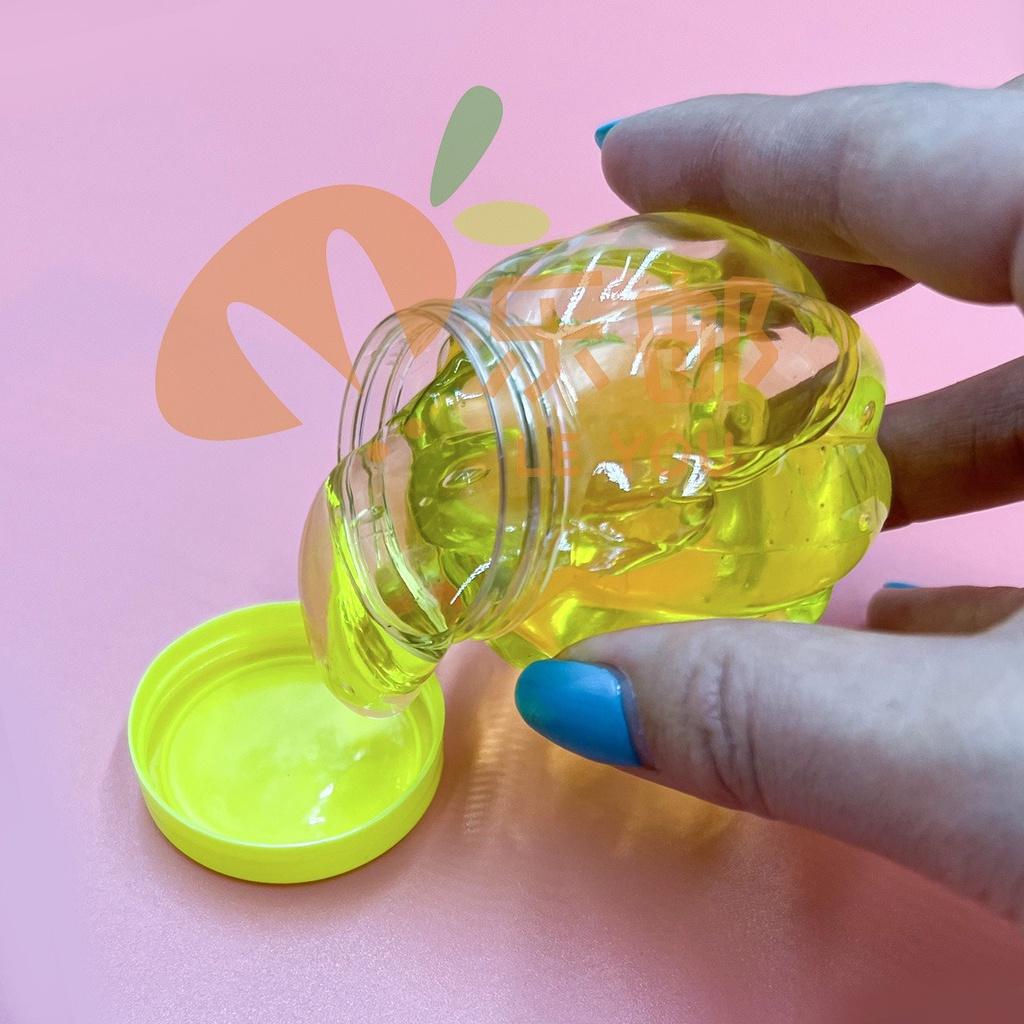Slime sữa hoa quả chai to 11 màu cực đẹp Đồ chơi hũ slam chất nhờn ma quái squishy 150ML