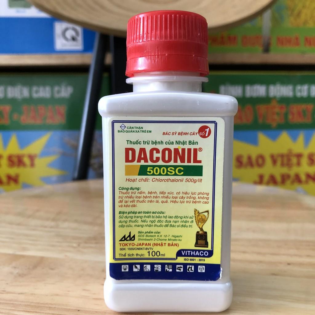 Daconil 500ec trừ nấm_bệnh cây trồng, chai 100ml