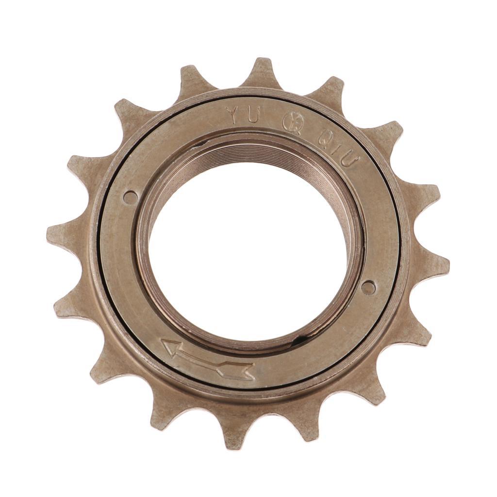 2x 16T Teeth 34MM Single Speed Freewheel Flywheel Sprocket Bike Gear