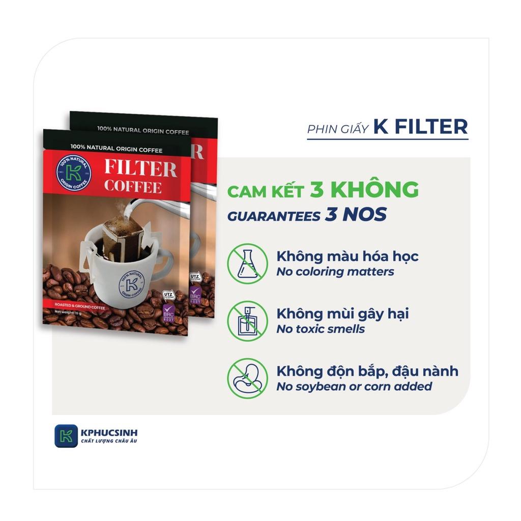 Cà phê túi lọc K-FILTER tiện lợi (105g/Hộp)