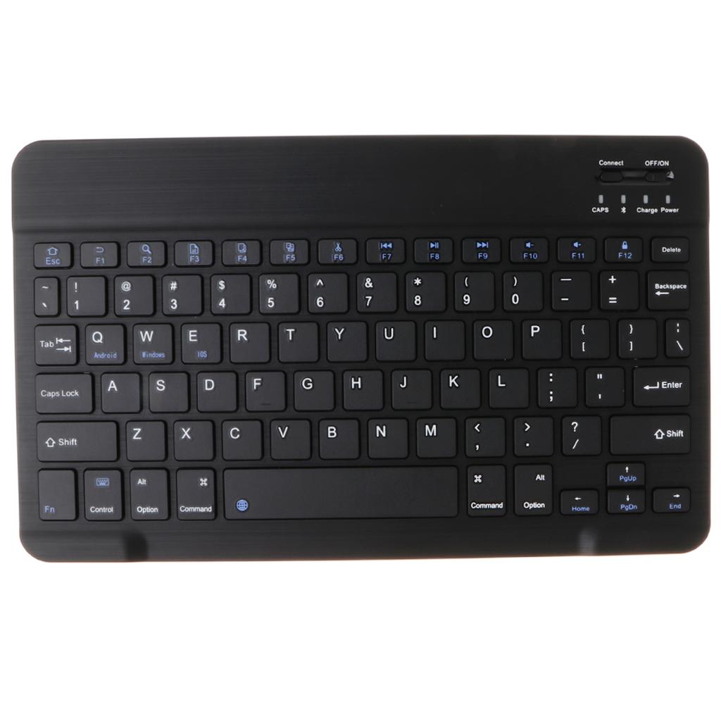 Ultra Slim Wireless Rechargable Keyboard For iOS/Android and Windows PC/Laptop/Notebook/MacBook/Samsung Galaxy Tablet/iPhone/for iPad
