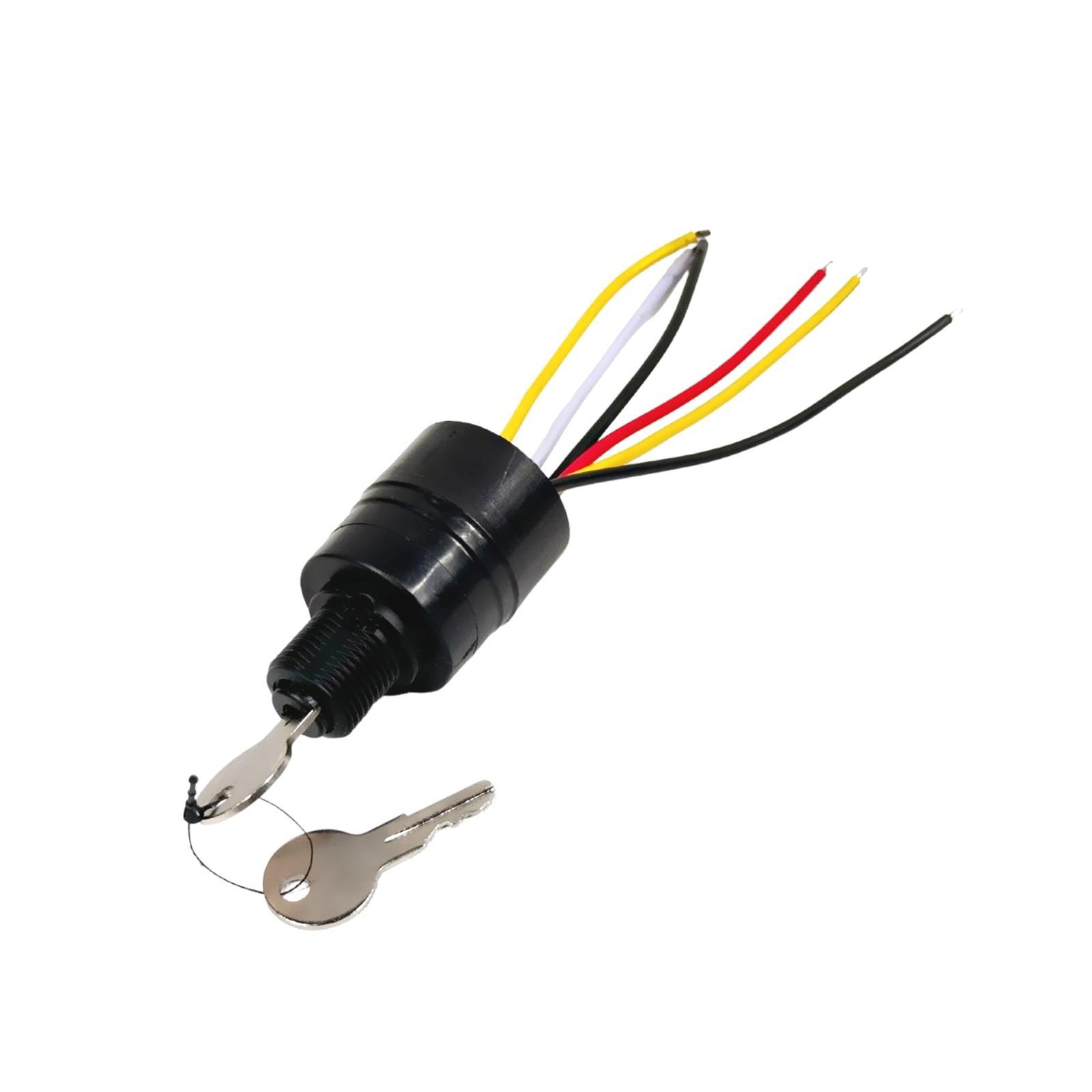 Ignition Key Switch Boat Push to Choke for  Outboard Accessory