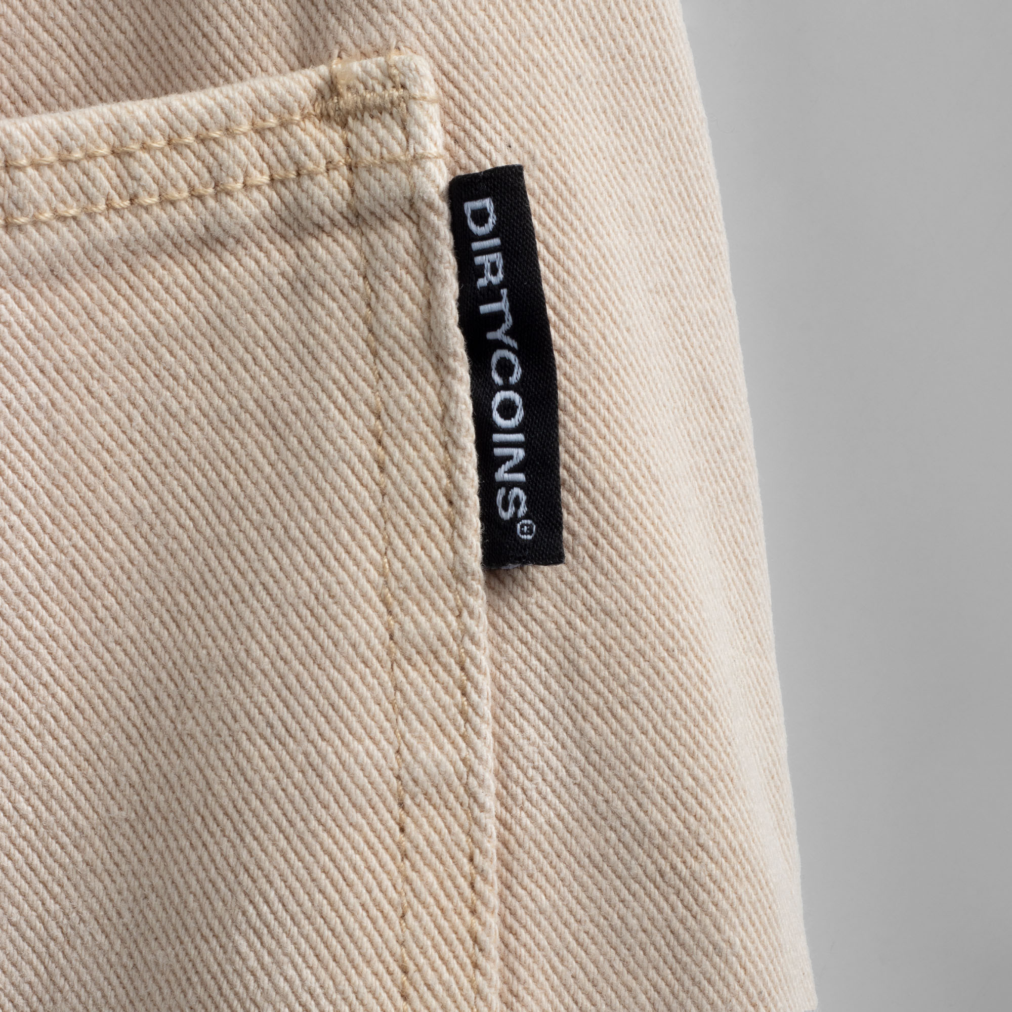 Quần DirtyCoins Laurel Wreath Logo Pants - Cream