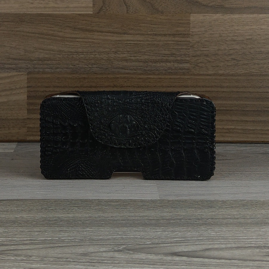 Bao Da Đeo Lưng dành cho Iphone 11 Da Cá Sấu