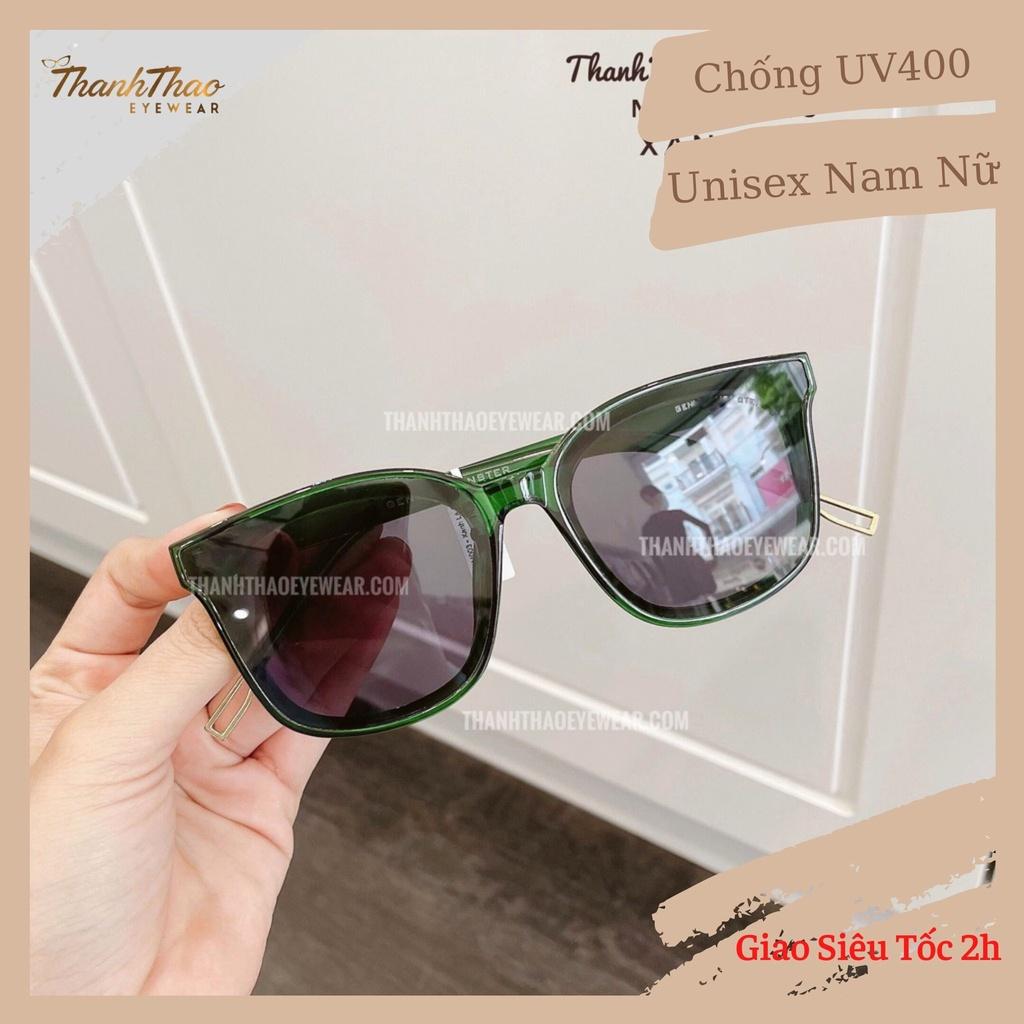 Kính Mát Kính Râm Nam Nữ Dáng Vuông Nhiều Màu Đi Biển GM003 Cao Cấp-ThanhThao Eyewear