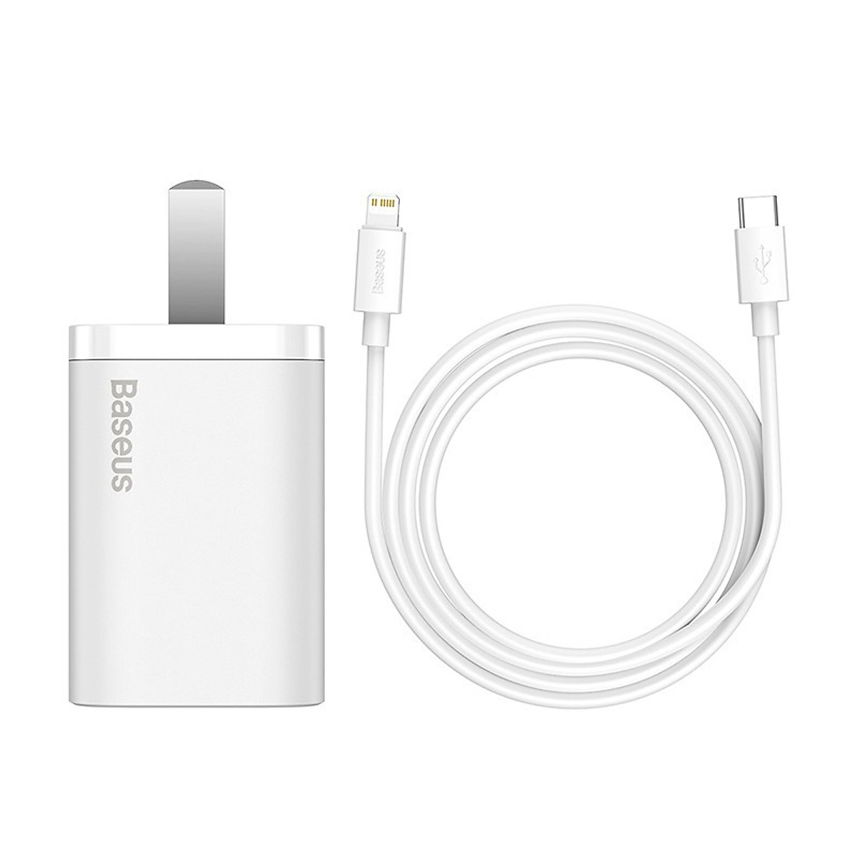 Bộ Cốc sạc và Cáp sạc nhanh Baseus Super Si PD 20W CCCJGCC for iPhone 12