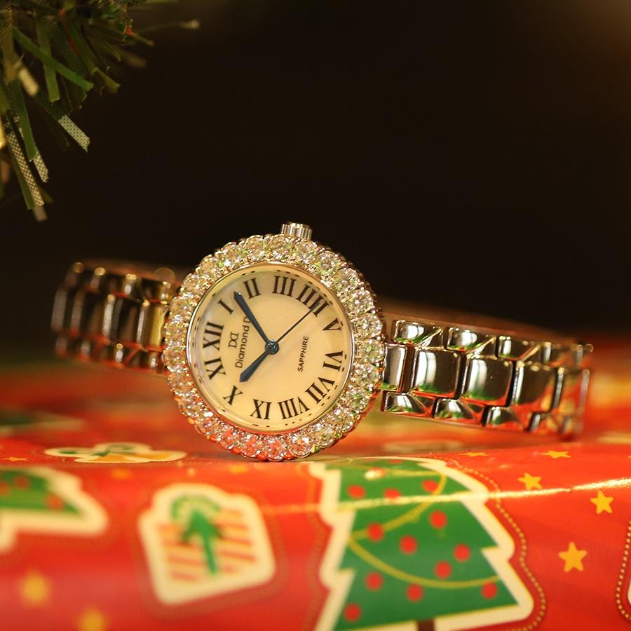 Đồng hồ nữ Diamond D DM63055 - Size mặt 28 mm