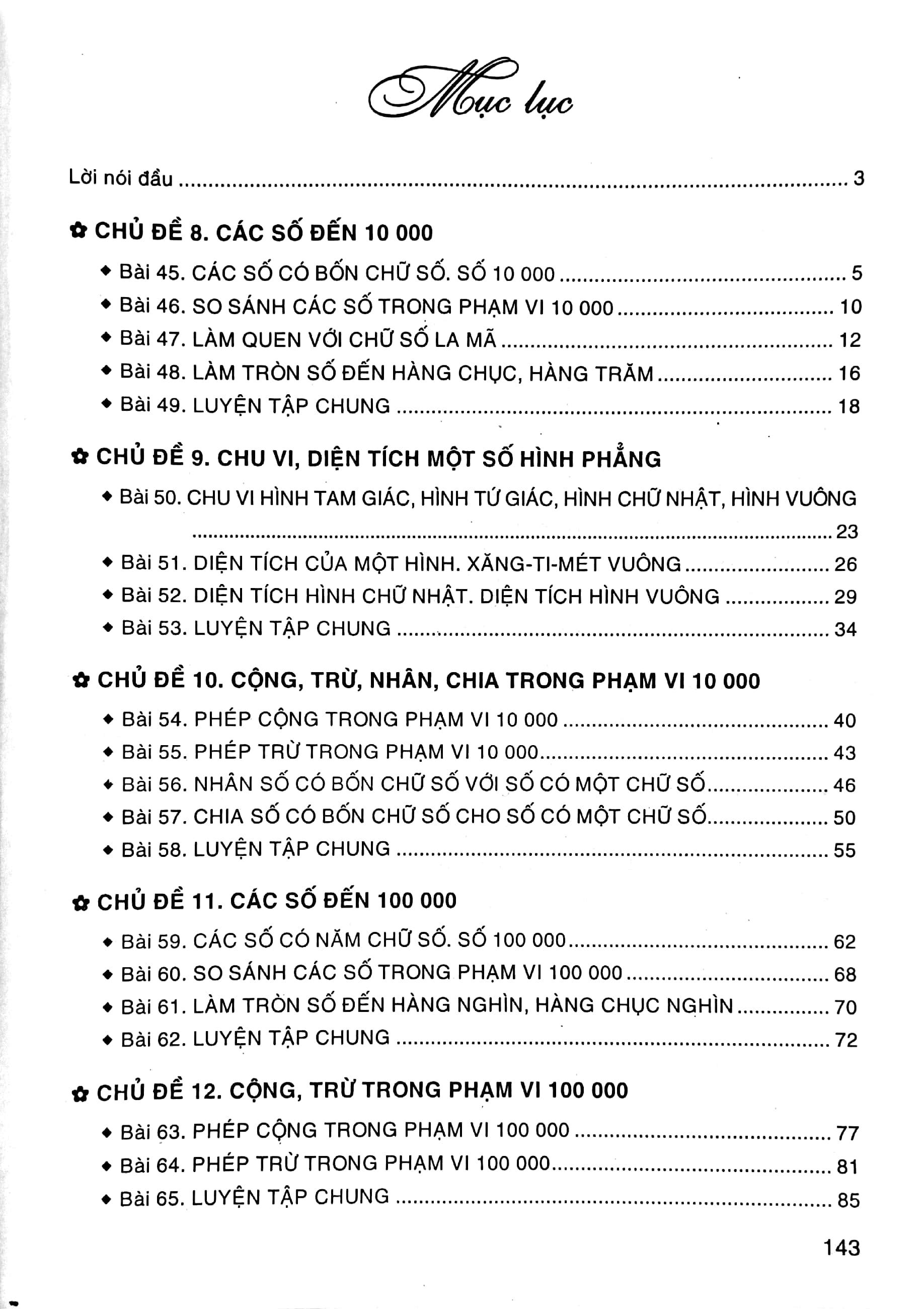 Bài Giảng Và Hướng Dẫn Học Toán Lớp 3 - Tập 2
