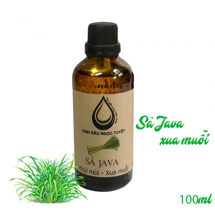 Combo 2 chai tinh dầu sả Java chuyên đuỗi muỗi và khử mùi Ngọc Tuyết 100mlx30ml