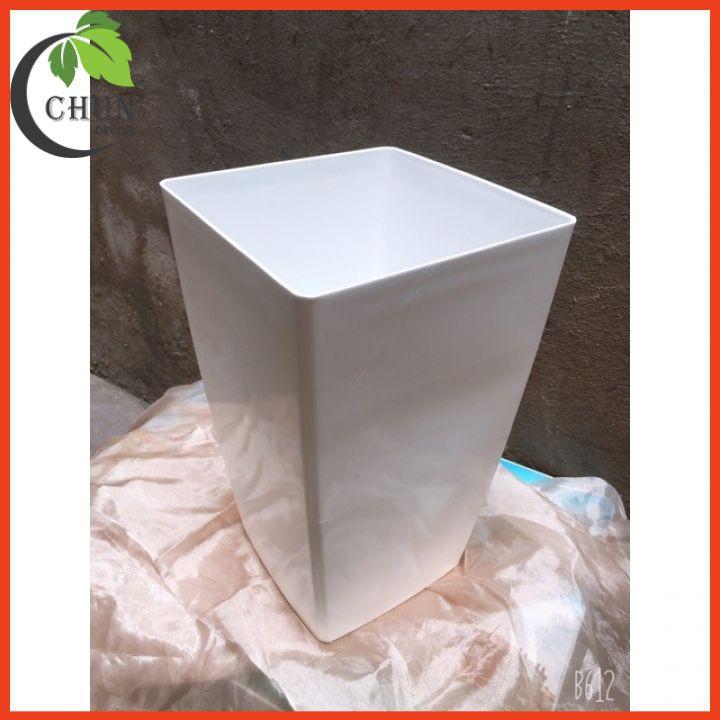 Chậu nhựa trồng cây cảnh, cây hoa giả nhiều mẫu kích thước 40cm, 37cm, 33cm