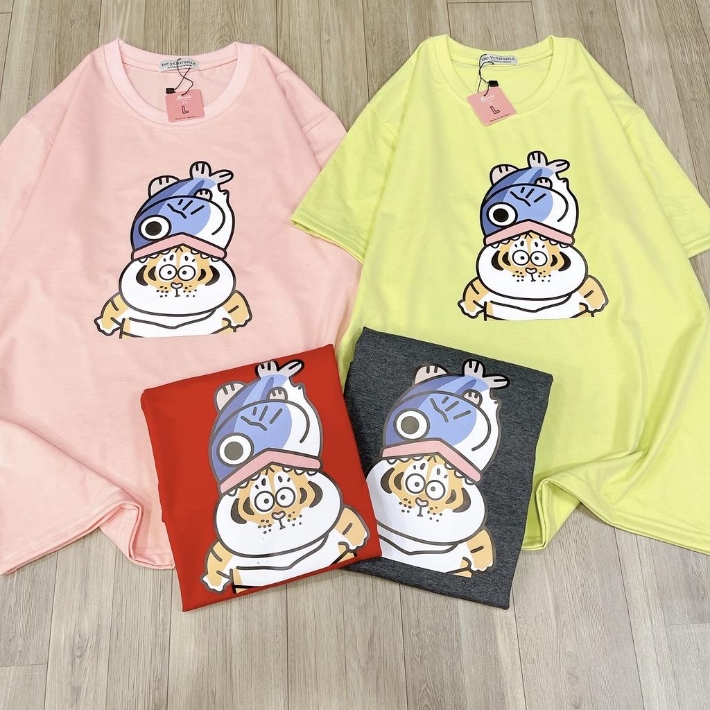 Áo Thun Tay Ngắn Unisex Đủ Size M L XL - CÁ ĂN CỌP 2022