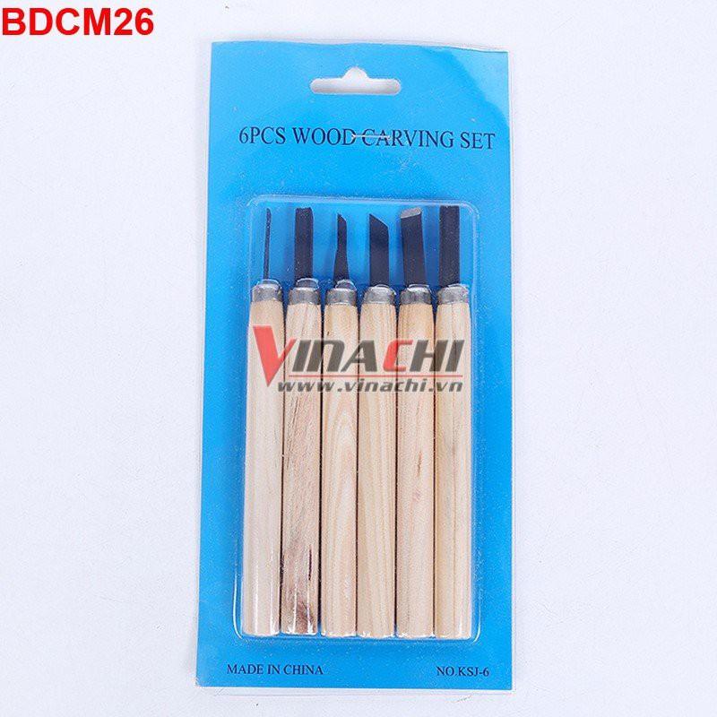 BỘ ĐỤC CHẠM KHẮC MINI LOẠI 2 ( BỘ ) là bộ đục làm mộc