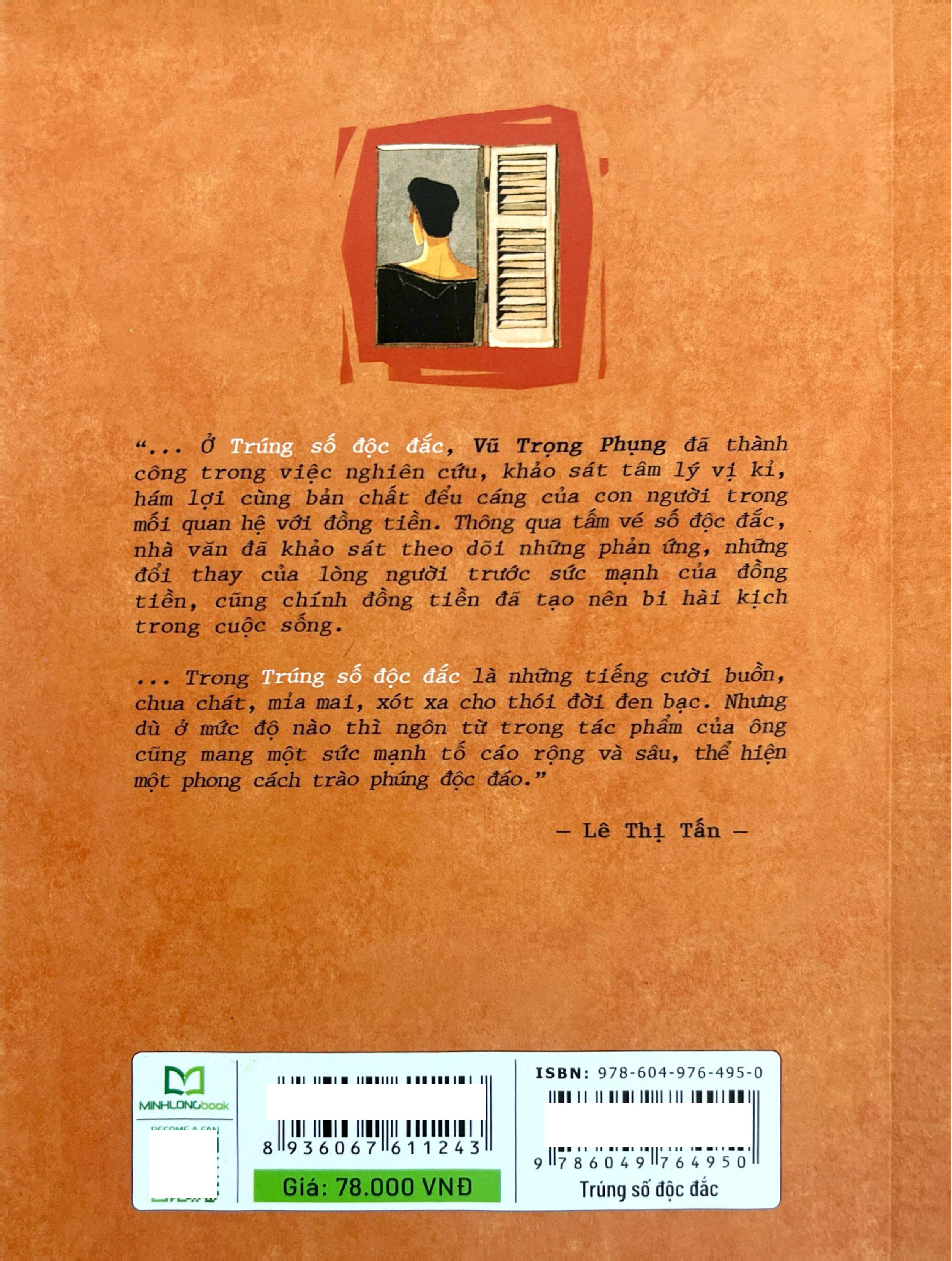 Sách - Tiểu Thuyết Trúng Số Độc Đắc - Vũ Trọng Phụng (Tái Bản 2025)