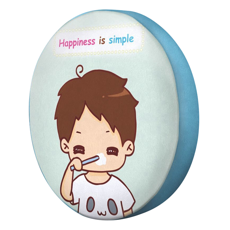 Gối tròn Happiness is simple - GOCP033