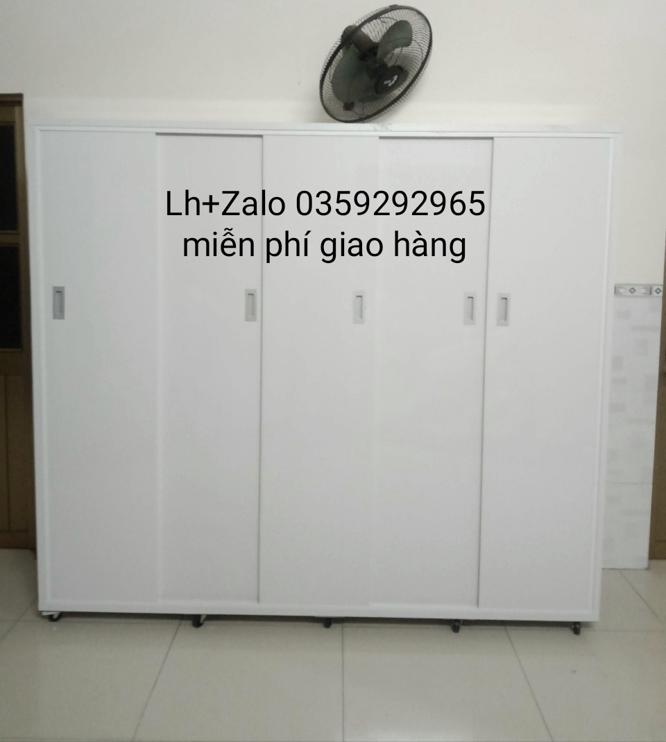 Tủ nhựa đài Loan 5 cánh cửa lùa