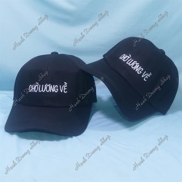 Set Nón Cặp Bucket & Cap Chờ Lương Về (LUV01); (MLV01) - Combo Chờ Lương Về