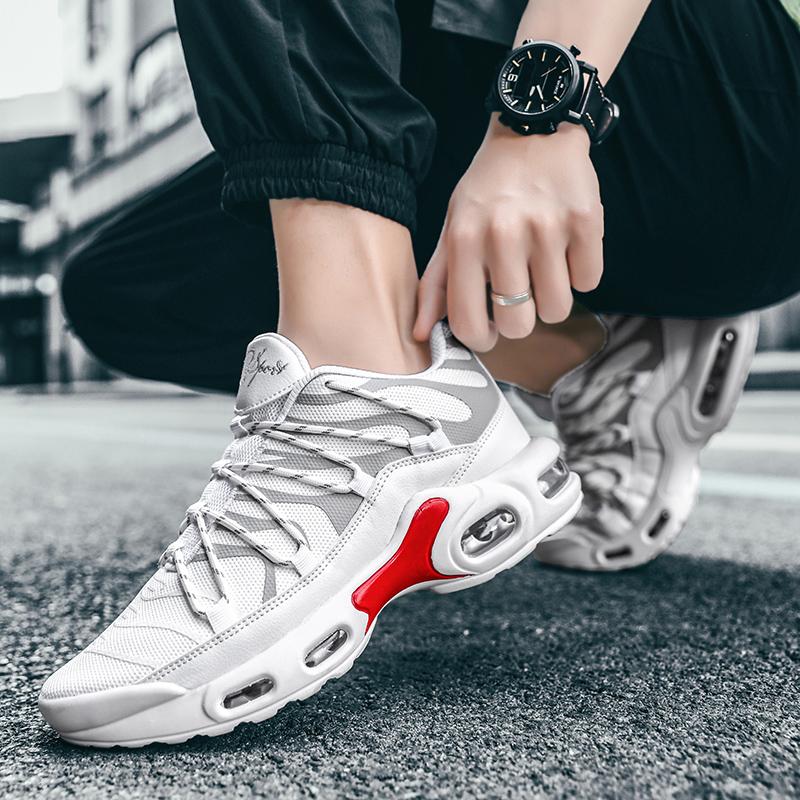 Thương hiệu mới Sneakers Sneakers nam Giày Chất lượng người đàn ông Giày chạy bộ chạy bộ chạy bộ chạy bộ chạy bộ Giỏ hàng Homme Zapatillas Color: 8910-5 Black Shoe Size: 8.5