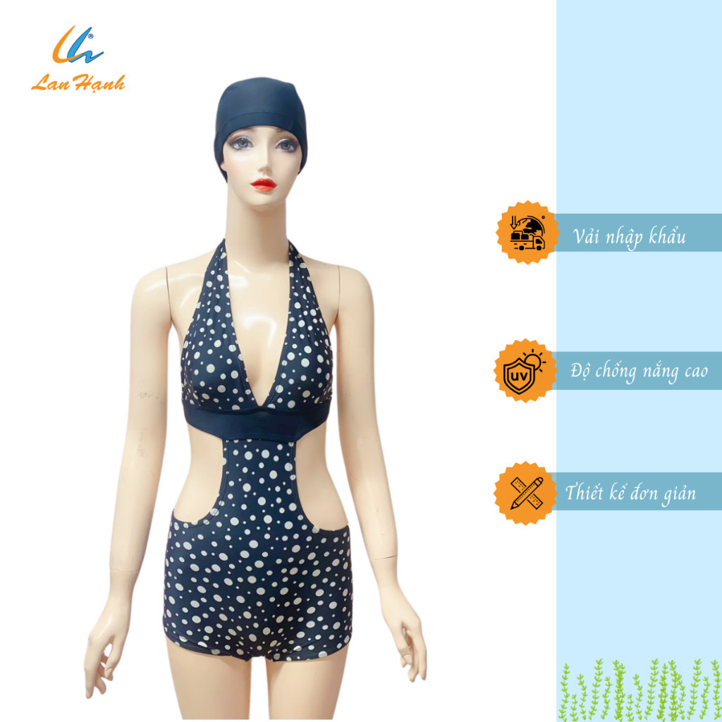 Bộ Bơi Nữ Một Mảnh Short 30019 Lan Hạnh