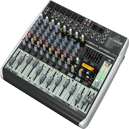 Mixer 2/2-Bus 16 kênh Behringer QX1222USB-EU - Hàng chính hãng