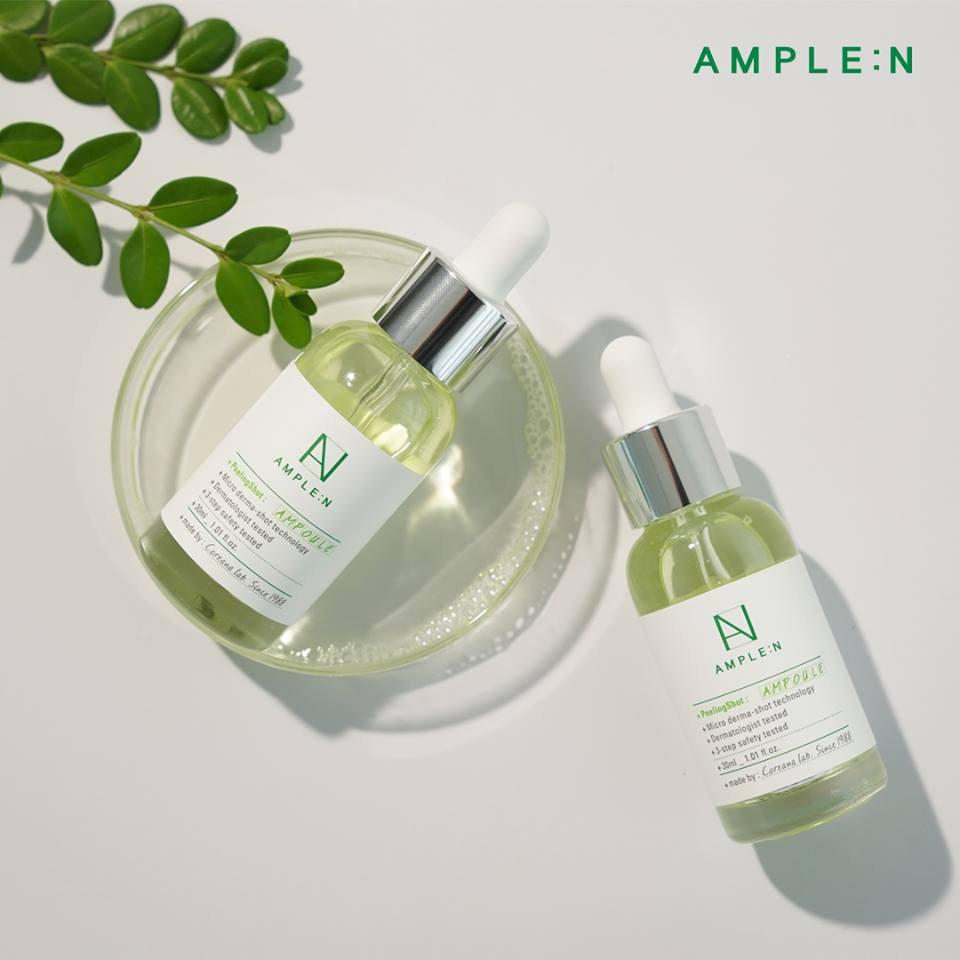 Tinh chất tẩy da chết AMPLE:N Peeling Shot Ampoule 30ml