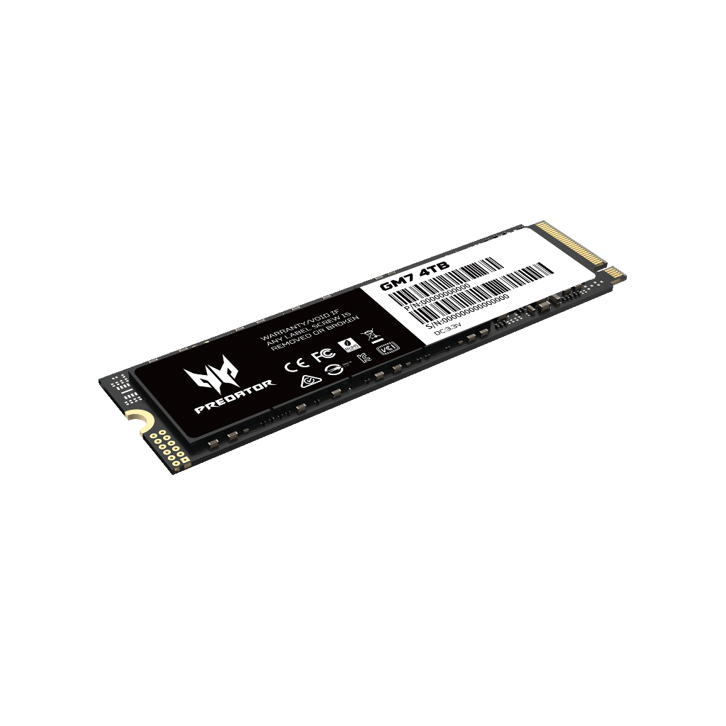 Hình ảnh Ổ cứng Acer SSD Predator GM7 PCIe Gen 4.0 x 4, NVMe 2.0 Tốc độ đọc 7400 MB/s -  HÀNG CHÍNH HÃNG Bảo hành 5 năm