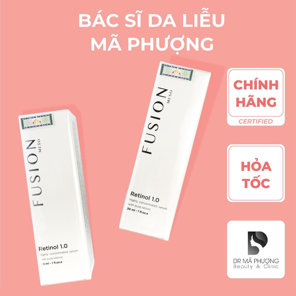 Retinol Fusion 1% Meso Therapy Kem dưỡng da, chống lão hóa, mờ nám, giảm mụn trẻ hóa làn da (30ml)