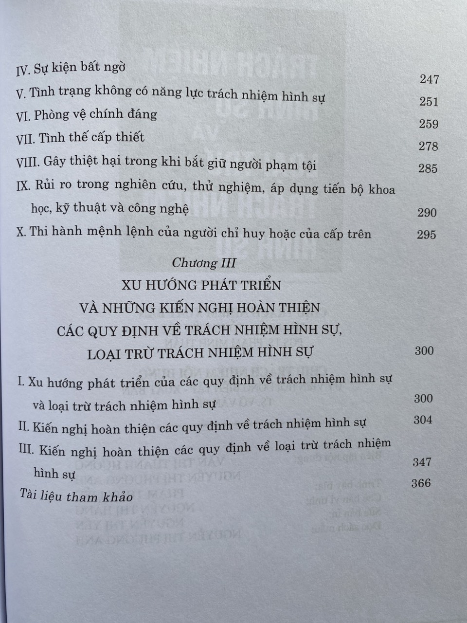 Trách Nhiệm Hình Sự và Loại Trừ Trách Nhiệm Hình Sự