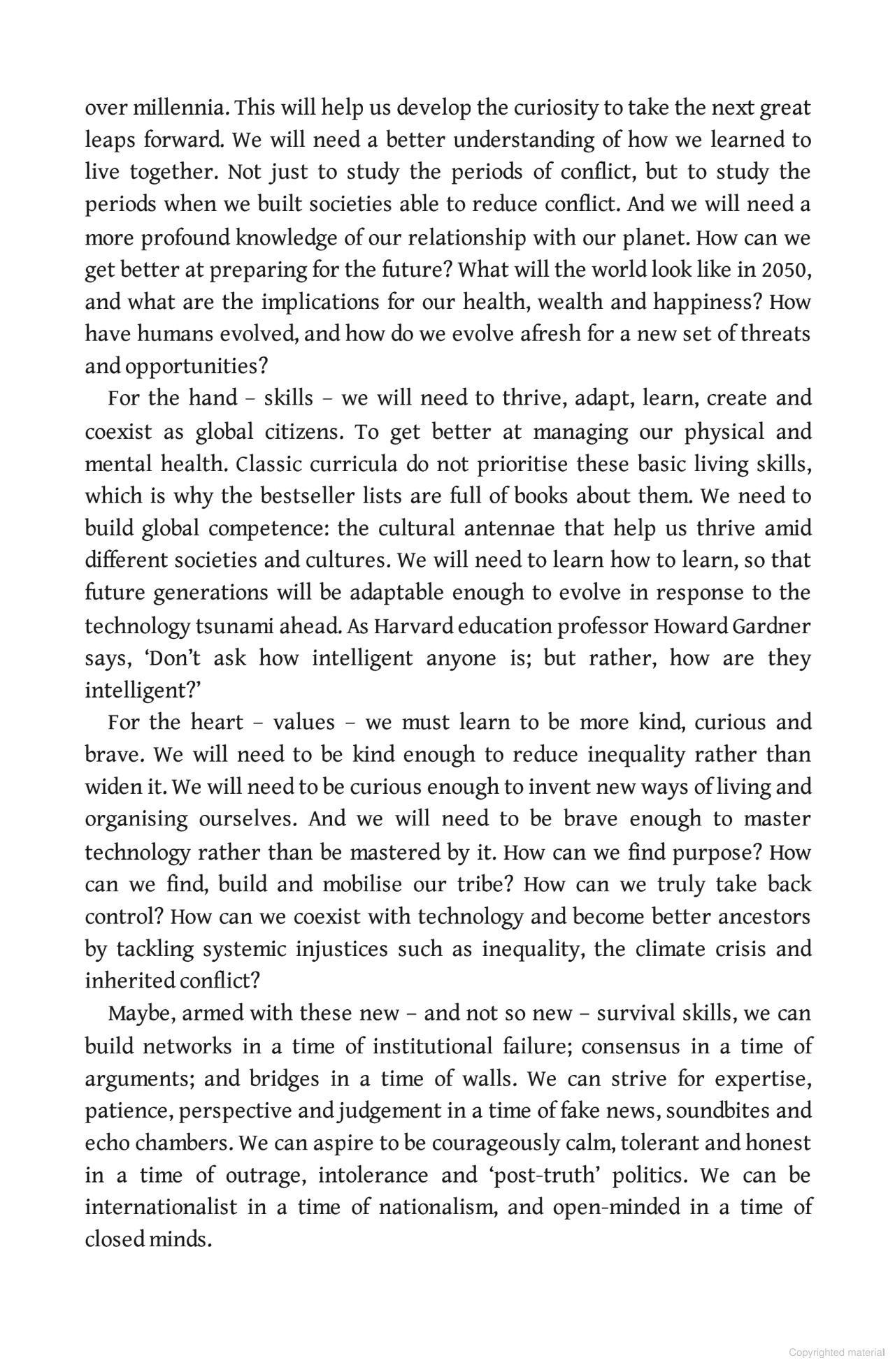 Sách ngoại văn: Ten Survival Skills For A World In Flux