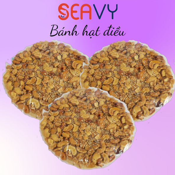 Seavy Bánh Tráng Hạt Điều - Giòn Rụm Thơm Lừng Đặc Sản Nha Trang - 250g