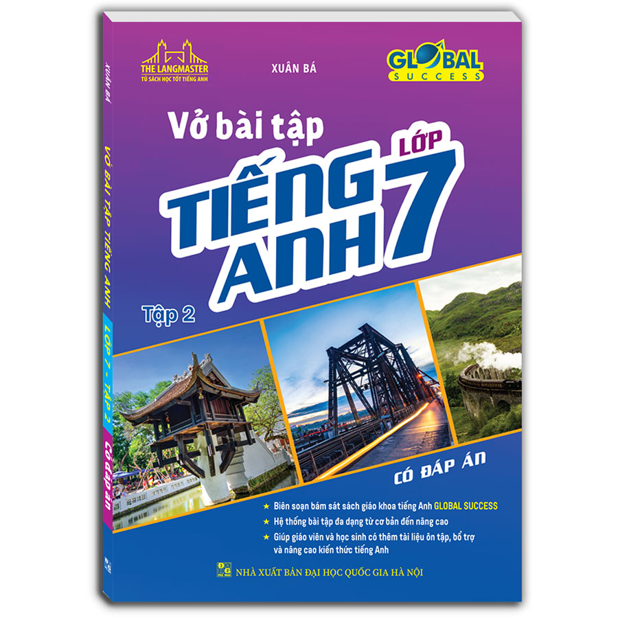 GLOBAL SUCCESS - Vở bài tập tiếng anh lớp 7 tập 2 (có đáp án)