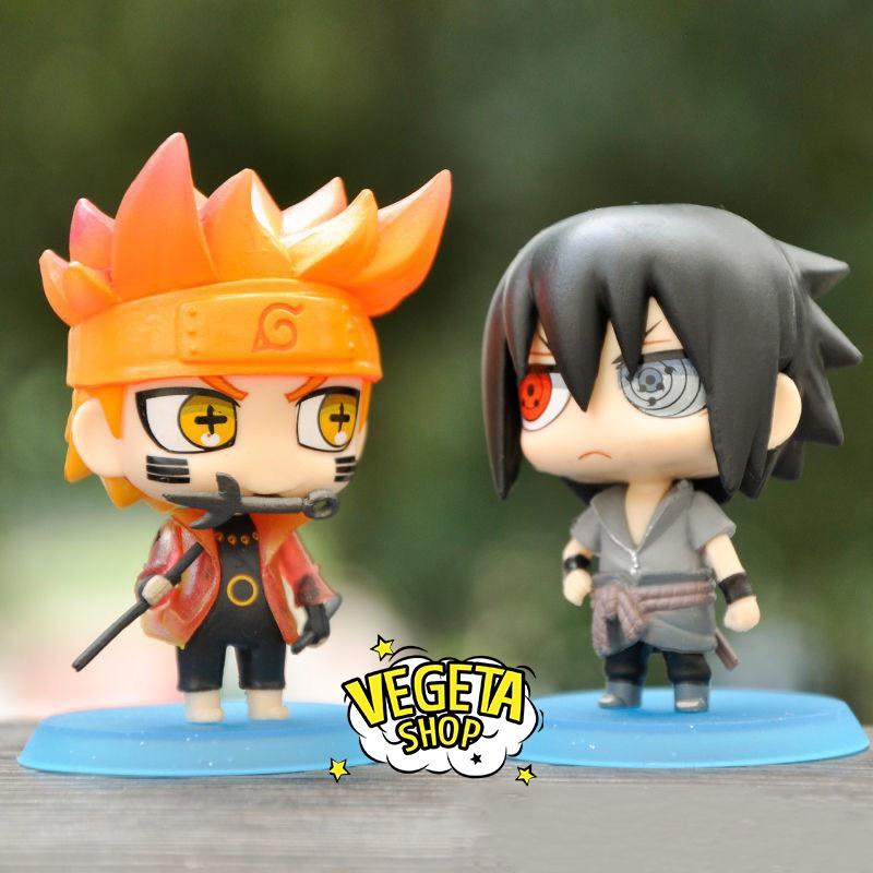 Mô hình Naruto - 6 mẫu tùy chọn: Kakashi Uchiha Sasuke Sakura Naruto lục đạo Uchiha Obito Uchiha Itachi - Cao 7cm