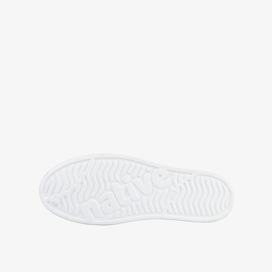 Giày Lười Unisex Native Jefferson Block - Shell White/ Shell White/ Flame Desert Block - 41.5