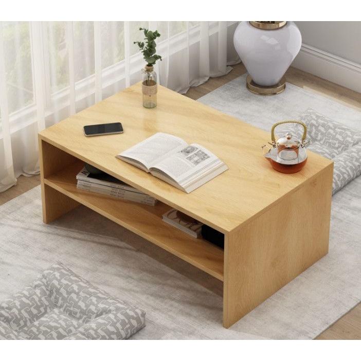 Bàn trà, bàn trang điểm, bàn học hình chữ nhật 1 tầng ngồi bệt tiện lợi phong cách FK147B