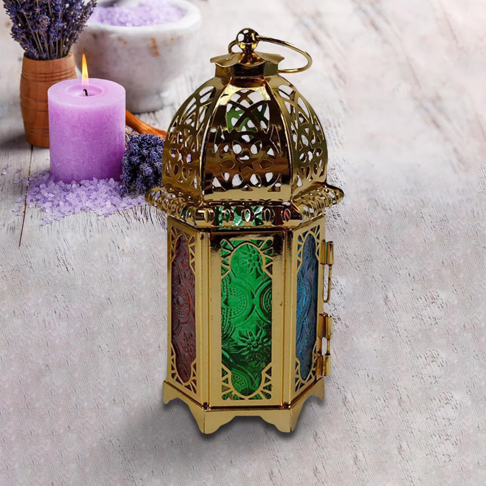 Vintage Style Candle Lantern Lamp  Party Desk Home Decor Gifts