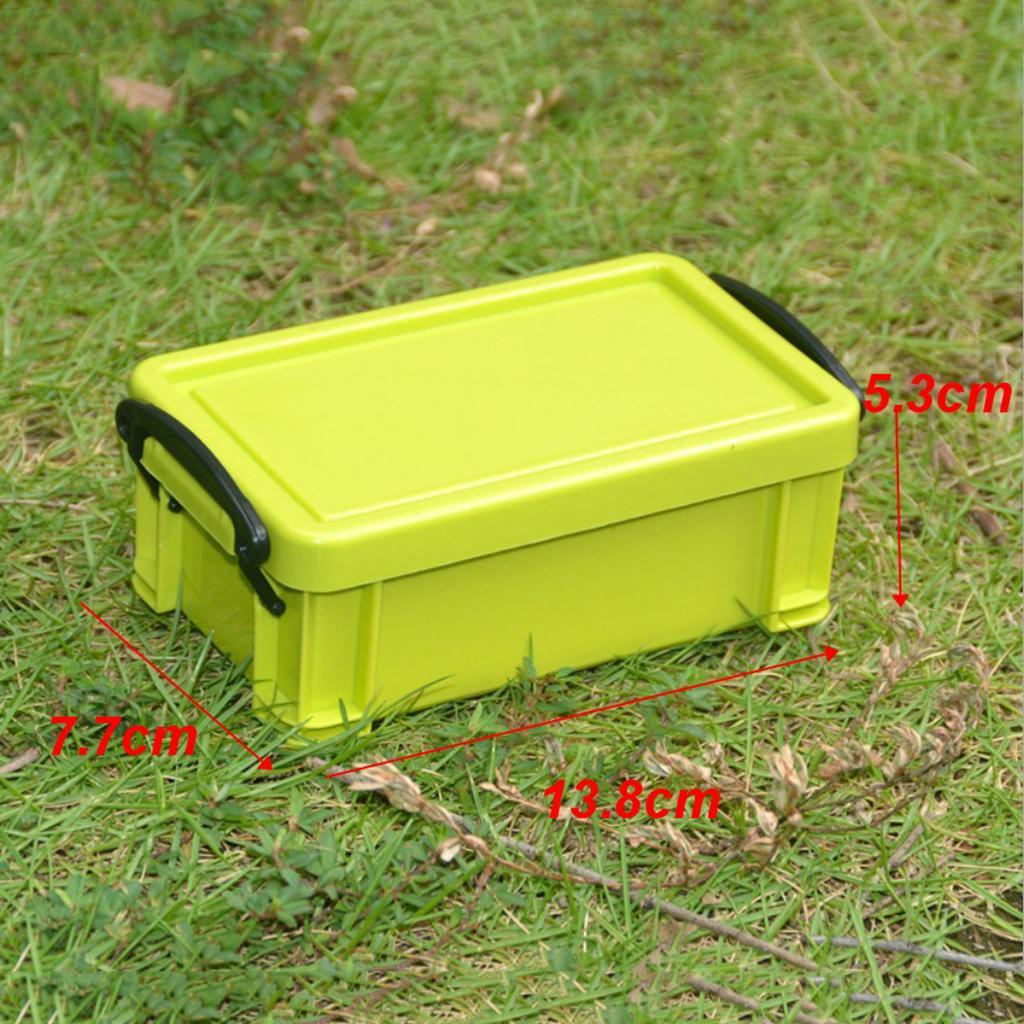 2X Home Furnishing Box 0.5L Latch Box Colorful with Lid Food Sealed Case Blue