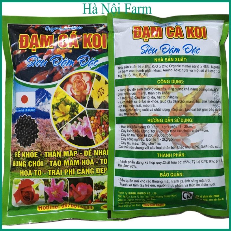 Đạm Cá koi – Chuyên Dùng Cho Hoa Kiểng, Rau Màu Gói 700gr