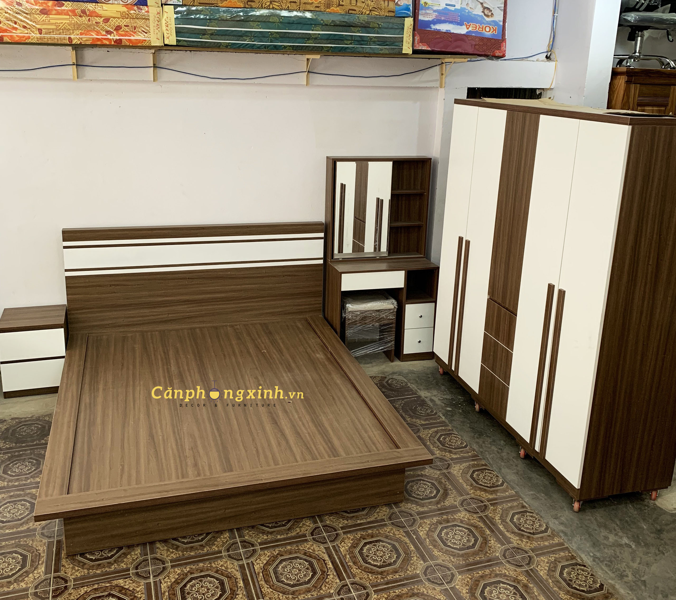 Tủ áo 5 cánh gỗ cn MDF CPX-T01