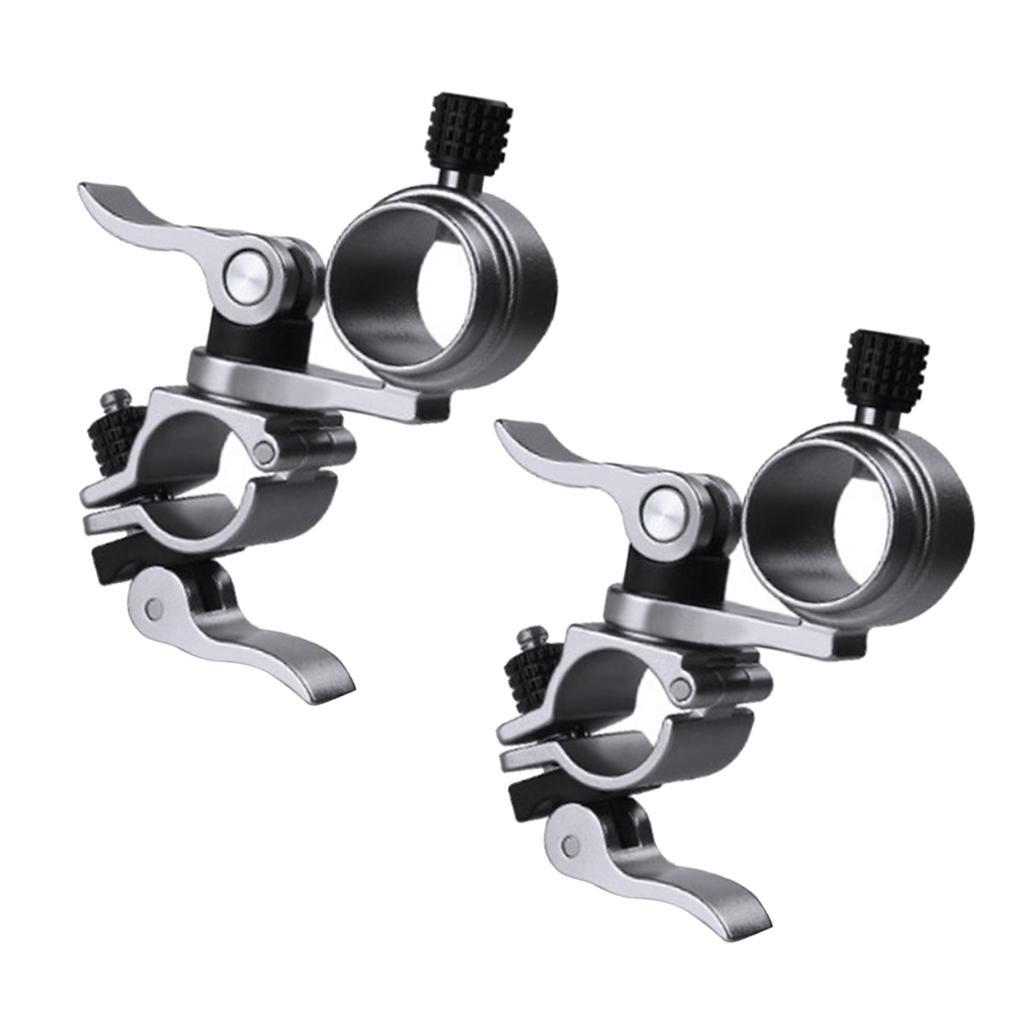 1 Pair Protable Fishing Umbrella Stand Holder Fishing Chair Mount Bracket Support for Outdoor Fishing Travel Hiking Camping