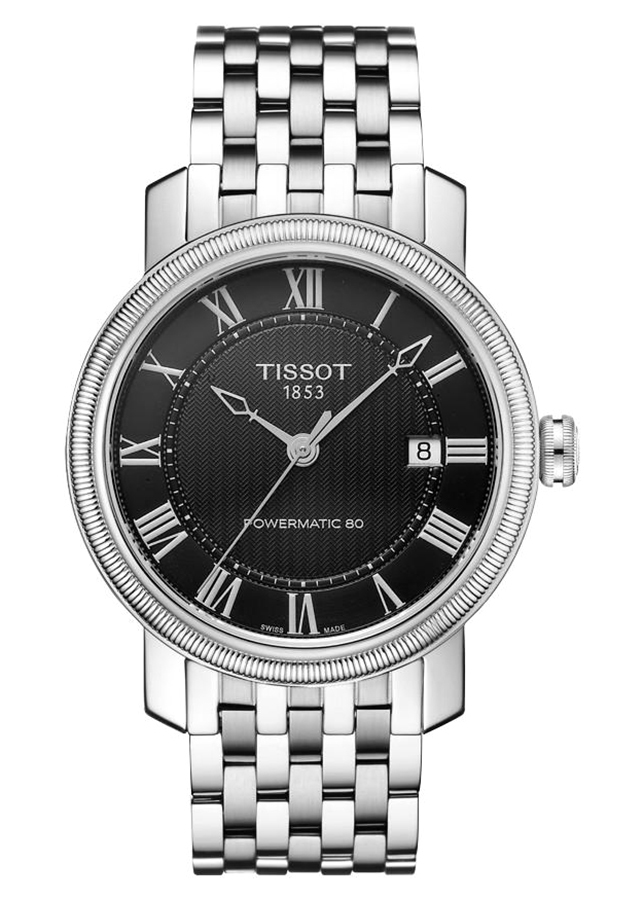 Đồng Hồ Nam Dây Thép Không Gỉ Tissot T097.407.11.053.00 (40mm) - Đen Bạc