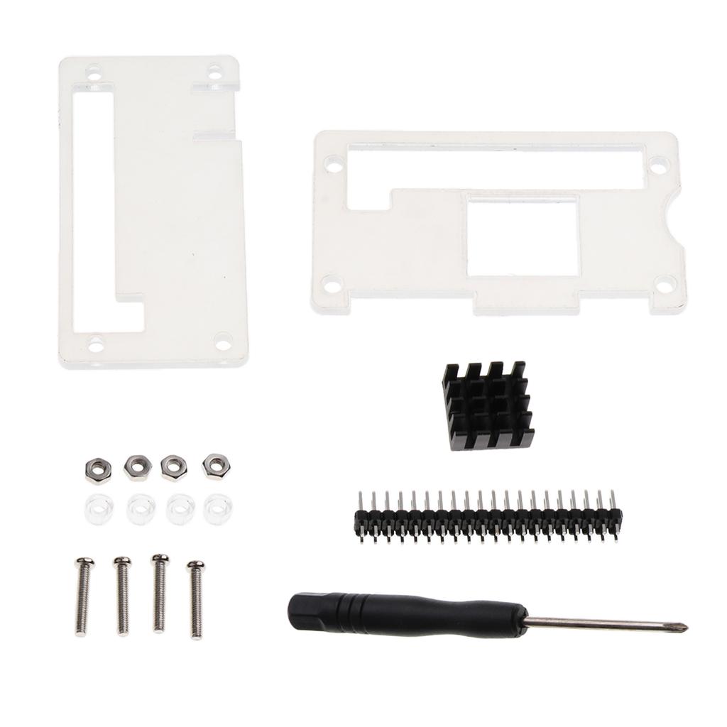 Vỏ Acrylic Vỏ Vỏ Bảo Vệ & Tản Nhiệt Cho Raspberry Pi ZERO #2