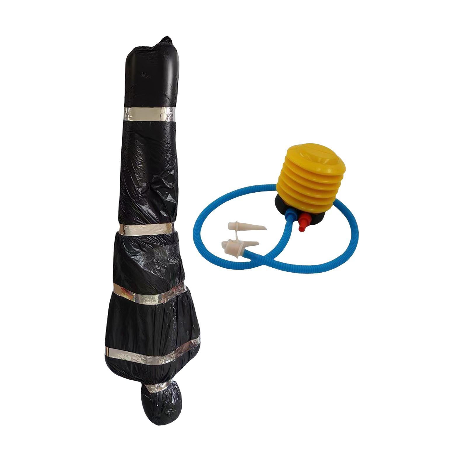 Halloween Decorations Dead Victim Props, Scary Fake Corpse in Bag Halloween Outdoor Prop Creepy Haunted House Decor