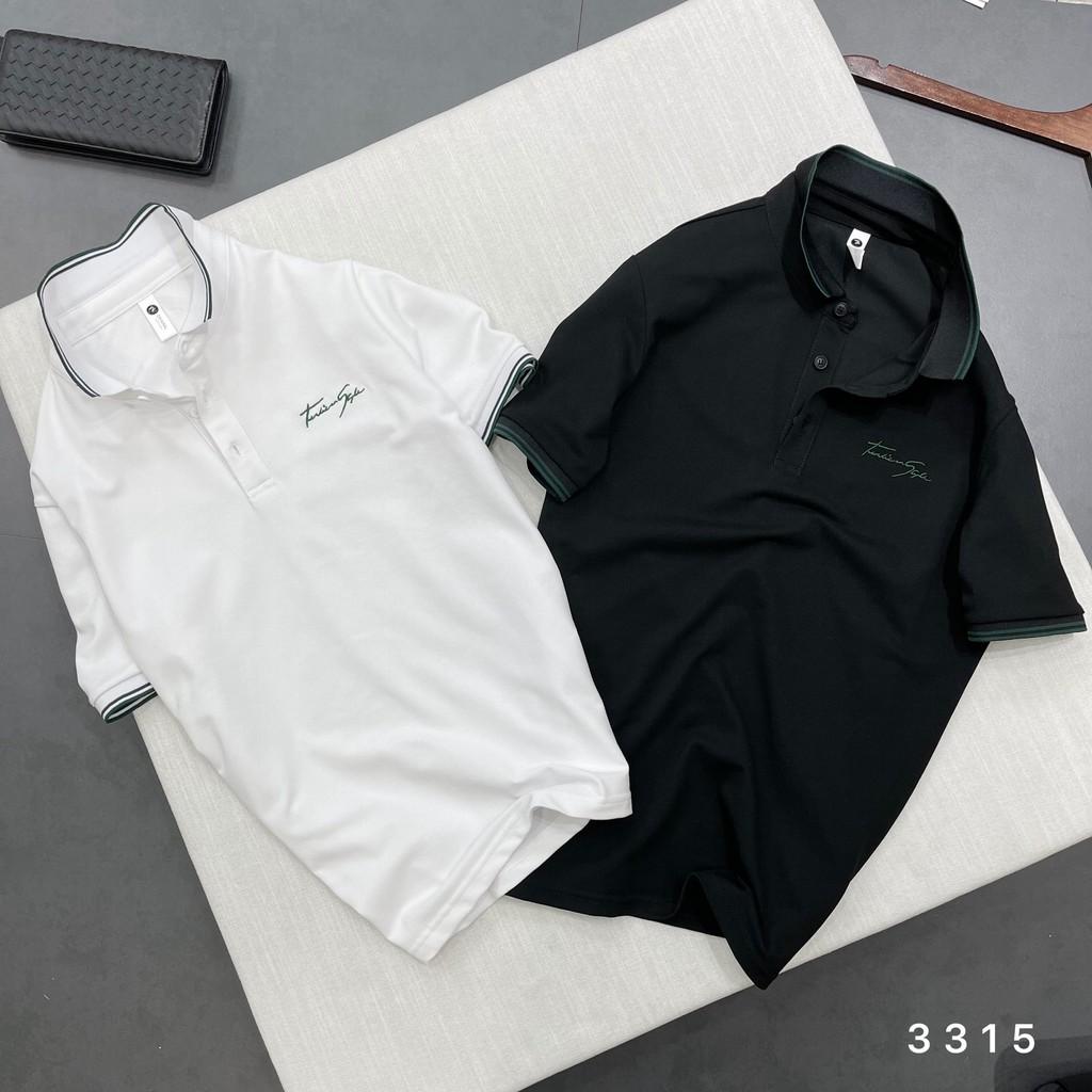 Áo polo Ngắn Tay , Áo polo cổ bẻ thêu chữ 3315