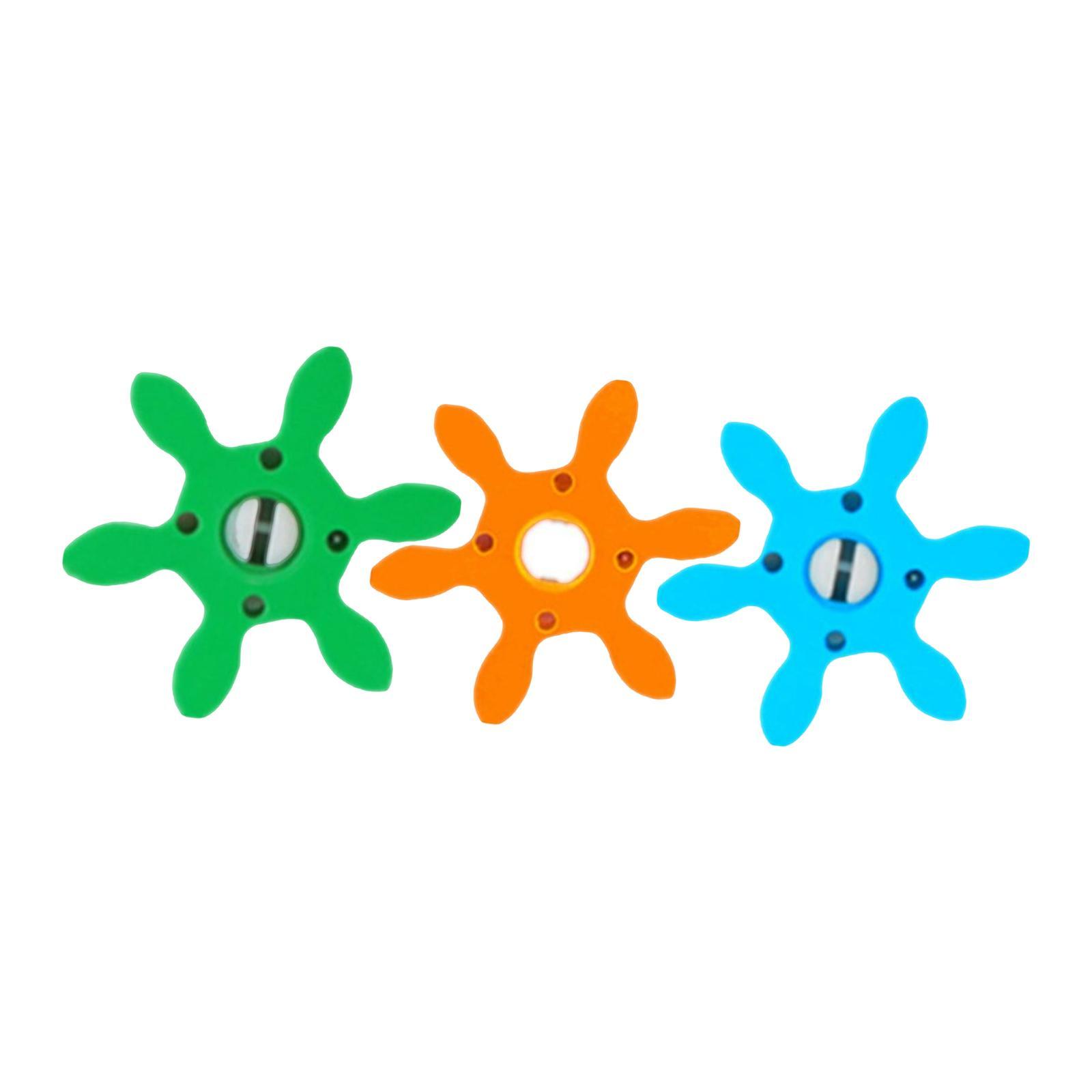 3Pcs Montessori Busy Board DIY Accessories,Gears Child Busy Board DIY Parts,Cognition Game Learning Skill Toy,Early Educational Toys