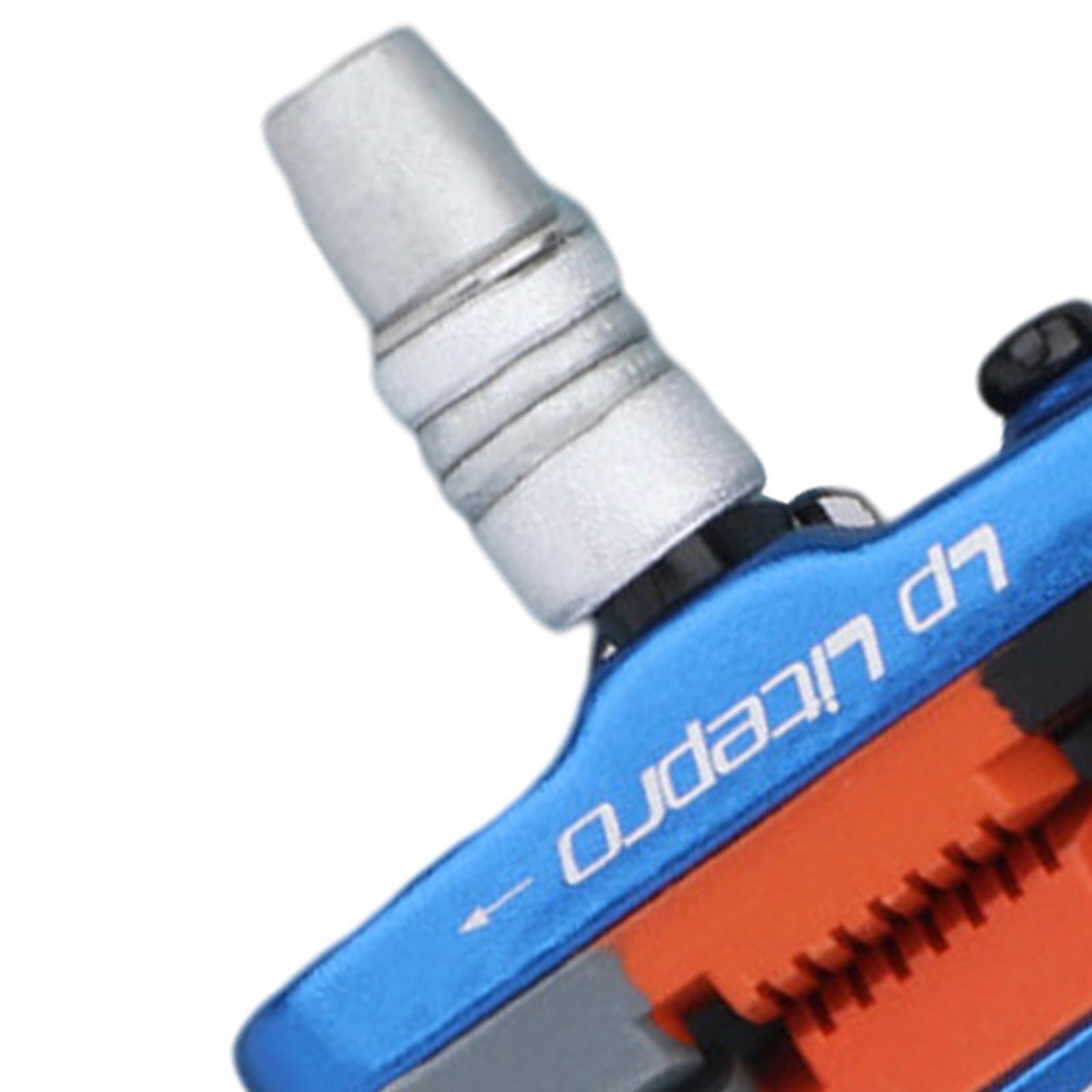 2x 2x Premium Durable Bike Brake Blocks  Mountain Road  Brake Pads  Repair Accessories